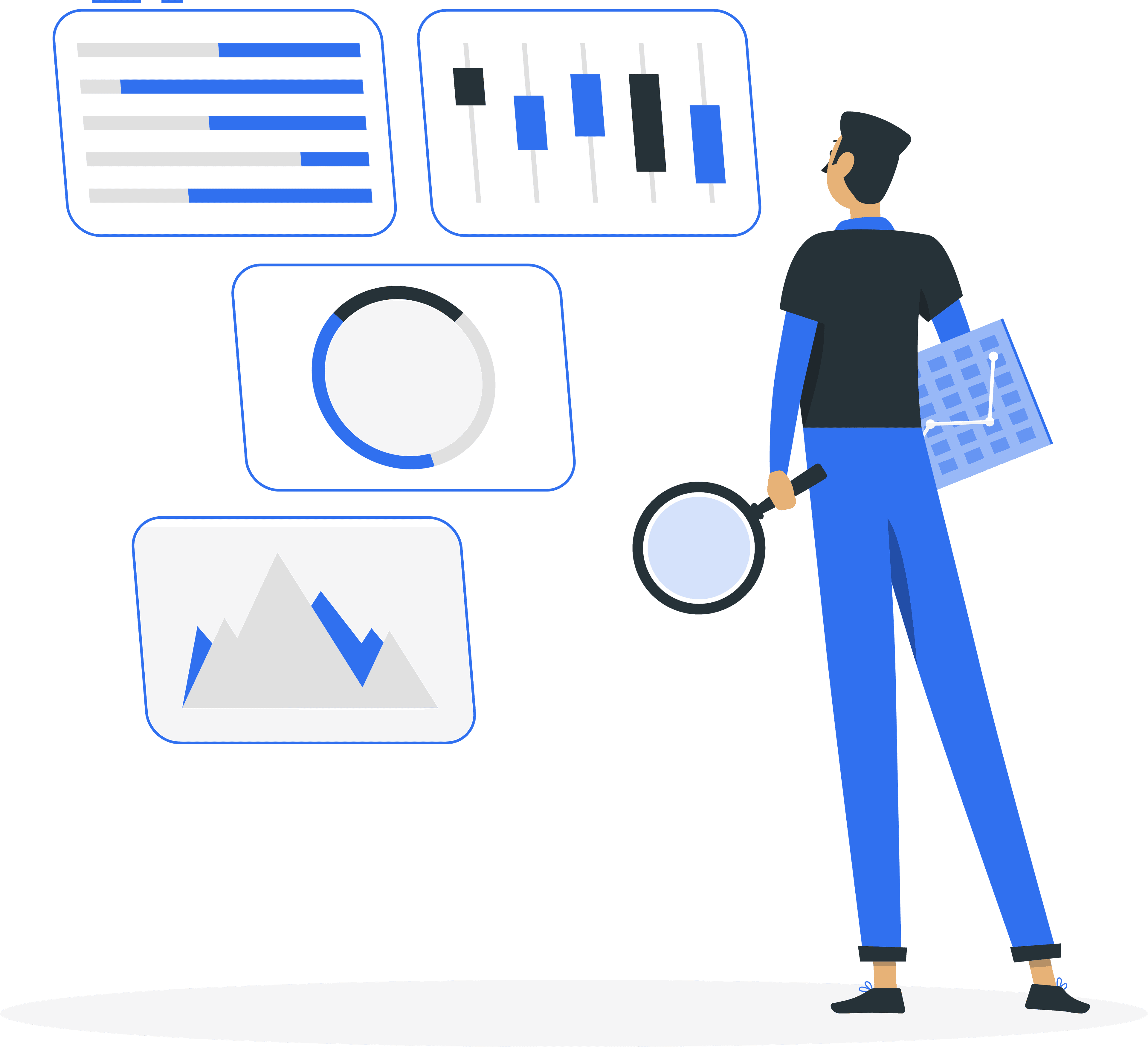 تحلیل داده‌ها برای تصمیم‌گیری بهتربا استفاده از تحلیل‌های پیشرفته، روند عملکرد پروژه‌ها را بررسی کرده و تصمیمات بهتری برای بهینه‌سازی فرآیندها اتخاذ کنید.